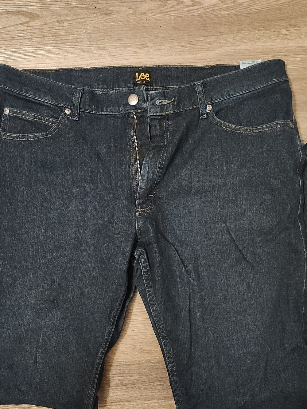 Lee Men’s Black Straight Jeans